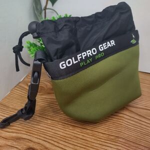 Golf Club And Golf Ball Cleaning Bag By Golfpro Gear Green